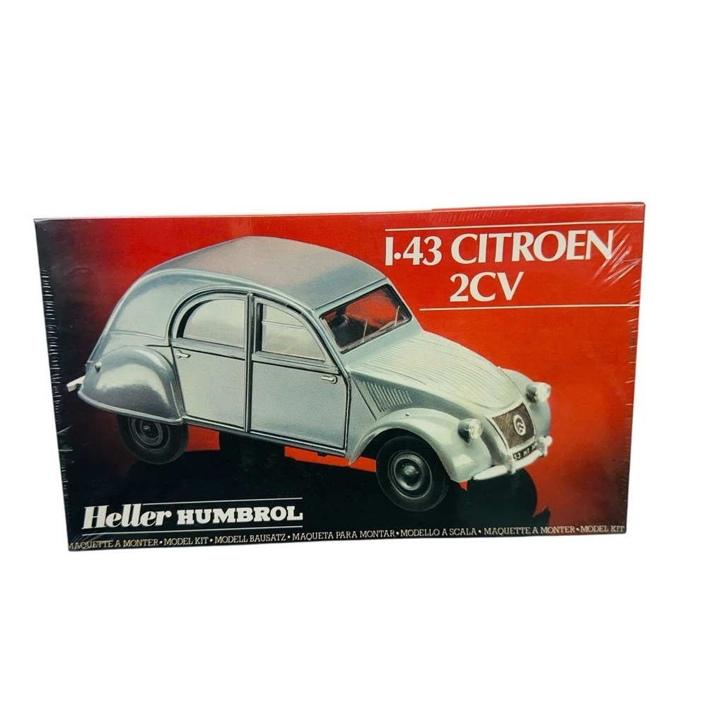 Heller Humbrol 1:43 Citroen 2 CV No. 80175 Factory Sealed New Vintage NOS
